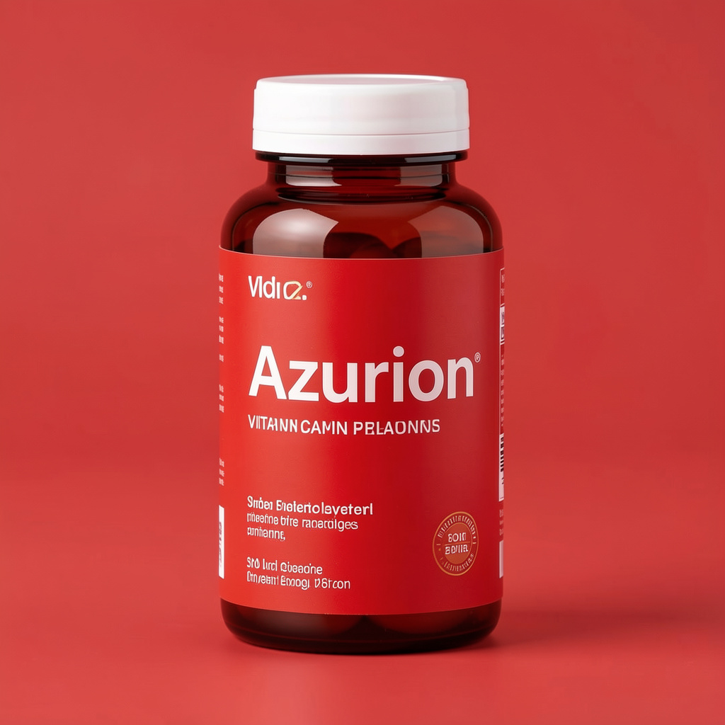 Azurion natural complex supplement packaging
